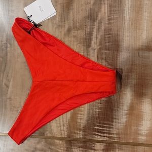 Onia xl red ribbed cheeky bottom nwt